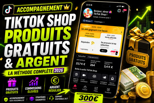 Accompagnement TikTok Shop Elite – Lancez une activité rentable étape par étape